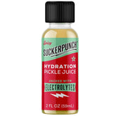 Suckerpunch Electrolyte Pickle Juice Shot, Leg and Muscle Cramp Relief, Sports Drink, Low Calorie, Gluten Free, Post Workout, Hydration, Potassium, Keto Friendly, Non GMO (Spicy Dill (Pack of 1))