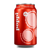 Poppi Prebiotic Soda, Classic Cola, 12 Fl Oz (Pack of 1)