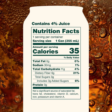 OLIPOP Prebiotic Soda Pop, Classic Root Beer, Pantry Pack Packed with Prebiotics, Fiber, and Botanicals, Gluten Free, Vegan, GMO Free, 12oz, (Pack of 24)