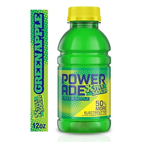 POWERADE Green Apple XTRA Sour 12oz 8pk