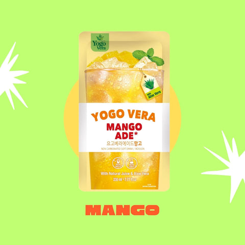 Yogo Vera Mango Ade Korean Drink Pouches