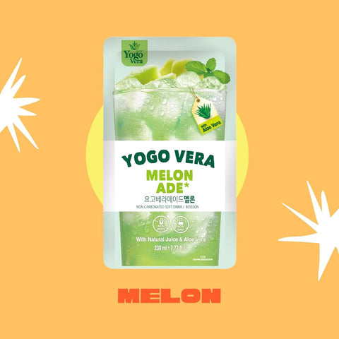 Yogo Vera Melon Ade Korean Drink Pouches