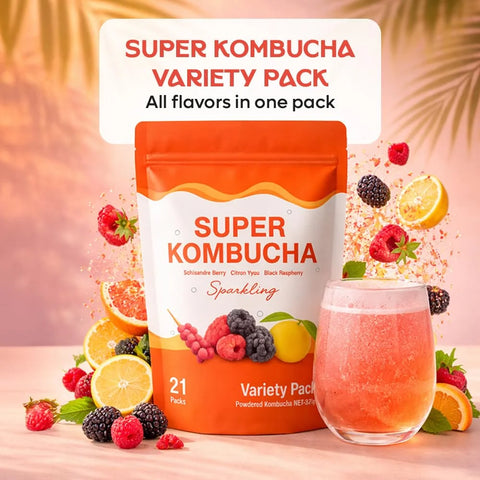 DALAMHARI Kombucha Powder Packets-Variety 21T Tea Drink Sugar Free Kambucha