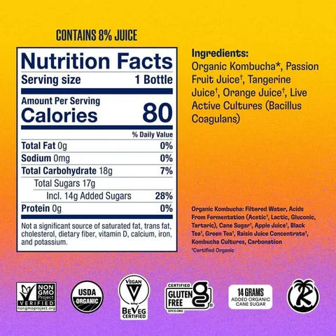 Health-Ade Kombucha Tea, Paradise Variety Pack, 12 Pack (16 Fl Oz)