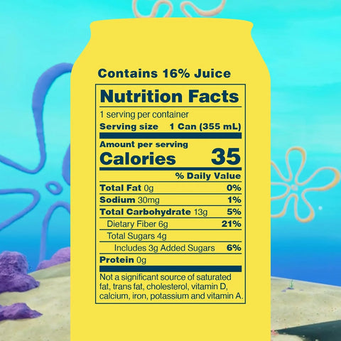 OLIPOP 6g Fiber Prebiotic Soda, Pineapple Paradise, 12 fl oz, 12 Pack