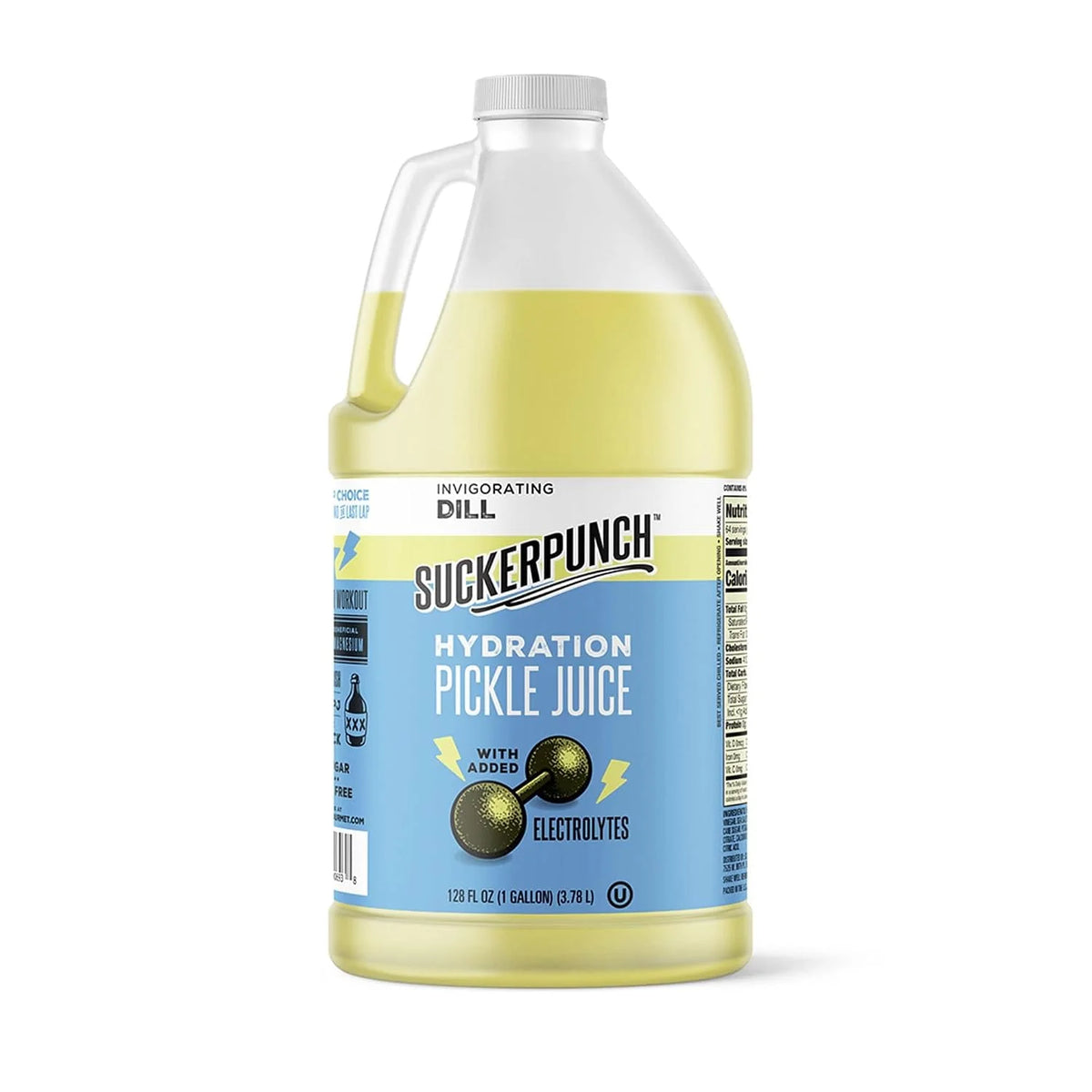 Suckerpunch Electrolyte Pickle Juice Shot, Classic Dill, 1 Gallon