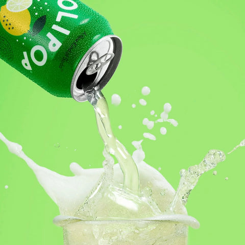 OLIPOP Prebiotic Soda Pop,Lemon Lime,Pantry Pack Packed with Prebiotics,Fiber,and Botanicals,Gluten Free,Vegan,GMO Free,12oz,(Pack of 24)