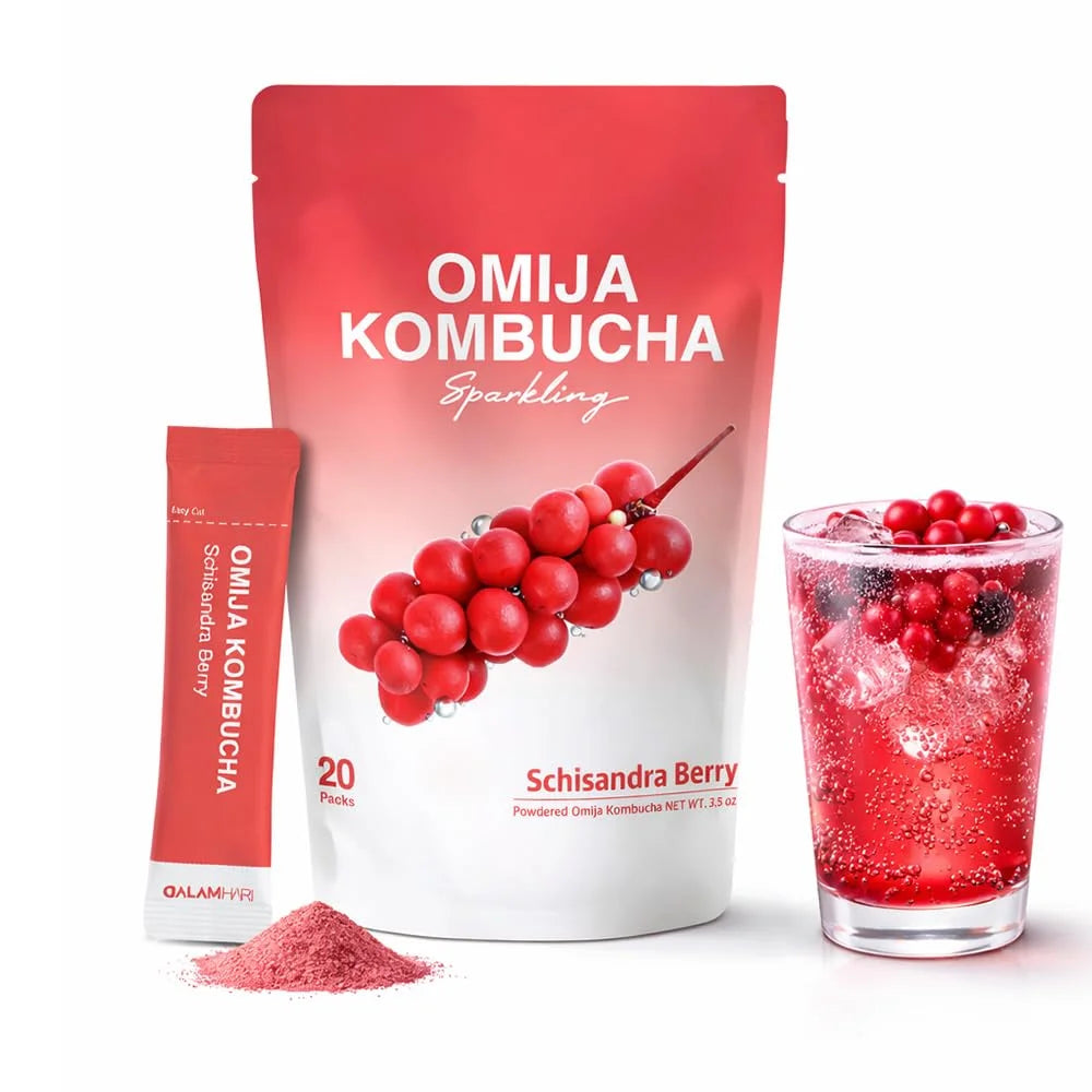 DALAMHARI Kombucha Powder Packets-Schisandra Berry 20T Tea Drink Sugar Free