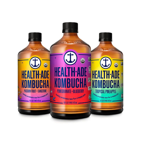 Health-Ade Kombucha Tea, Paradise Variety Pack, 12 Pack (16 Fl Oz)