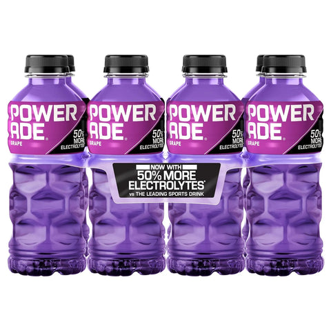 POWERADE Sports Drink Grape, 20 Ounce (Pack of 8)